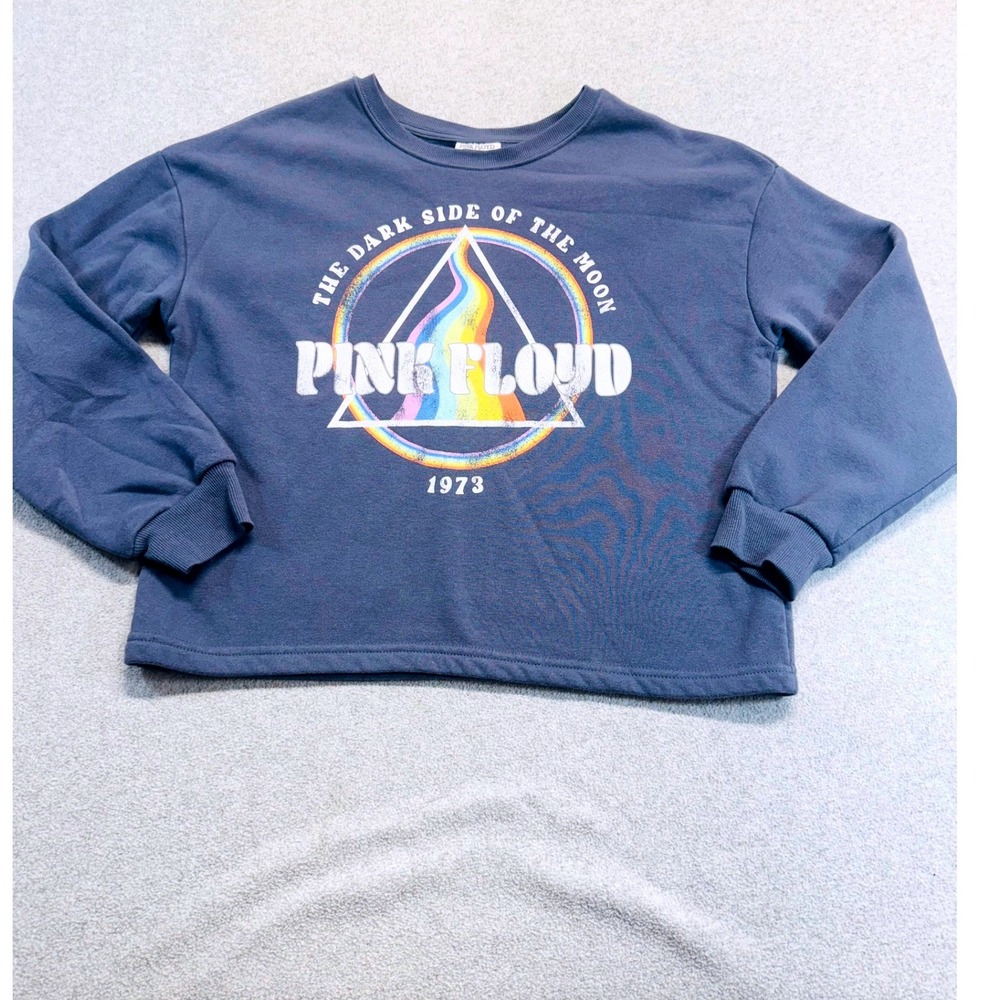 Pink‎ Floyd 50th Anniversary Dark Side Of The Moon Graphic Sweatshirt XL 14/16
